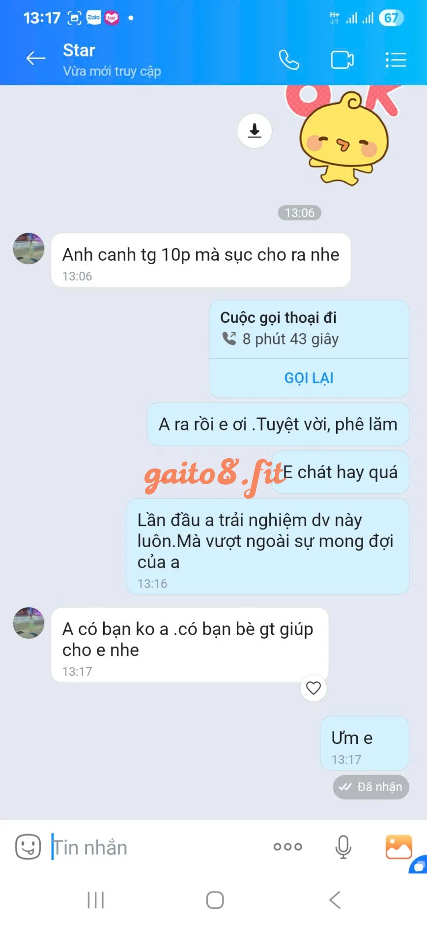 Ảnh đánh giá gái gọi