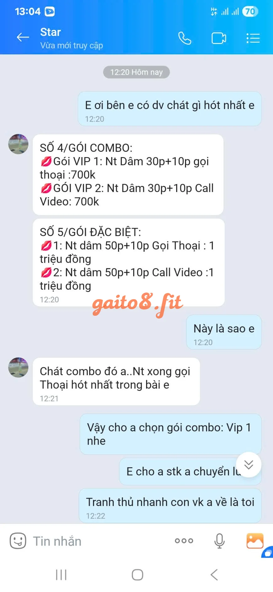 Ảnh đánh giá gái gọi